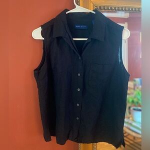 Karen Scott linen button-up